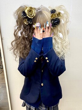 アップスニニー(up's niny) ★卒業式の為盛り盛りデコった『超カワイイ爆盛り髪GALちゃん』