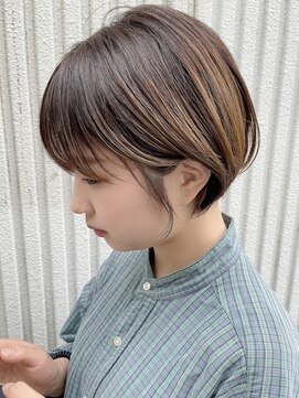 アッシュ 下北沢店(Ash) ボブからショートに!丸みショートボブ