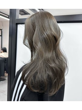 イーラ(era) RENYA オリーブグレージュ レイヤー 美髪 エアリーロング