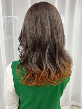 ルノン シェリー(LUNON cheliy) エンドカラー/オレンジベージュ/グレージュ