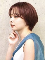 ノア 奈良駅前店(NoA)&nbsp;奈良ショートヘア　丸みショート　ブリーチなしダブルカラー