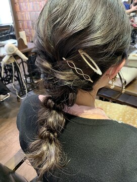 エイチエムヘアーホーム 池袋2号店(H M hair home) 編み下ろしヘア