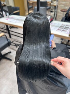 ゼスト 三鷹店(ZEST) 【U24】髪質改善×ブルーブラック 三鷹/吉祥寺