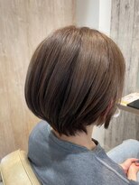 エヌアンドエー せんげん台店(N&A)&nbsp;大人女子のハンサムショート 毛流れボブストレート ハイライト2