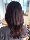 ピンクラベンダー秋カラー髪質改善トリートメントミディアムヘア