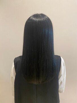 ニシオギ ヴォイス 西荻窪店(nishiogi voice) 秋にもまとまる潤う艶髪トリートメント 黒髪ストレート