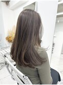 《sheer/氏家》#カーキグレージュ#髪質改善#カラー#ロング