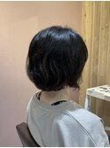 黒髪ボブスタイル