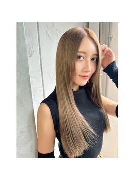 シェリム 栄(CHERIM) レイヤーカット　ストレート　韓国風巻き