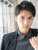 メンズヘア ビーセカンド 草加店(MENS HAIR B-2)&nbsp;20代30代かき上げアースカラーワイルドショートX草加