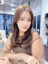 ファンナギンザ(FaNNa ginza) ロングレイヤー/小顔/前髪/韓国ヘア/シースルー/透明感カラー