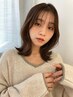 【指名限定】 カット+ デザインフルカラー+ハホニコ3stepTR ￥9400