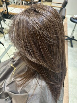 モア ヘアデザイン バイ オリジンズ つくばみどりの店(moA hair design by Origins) ミルキーグレージュ