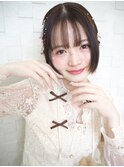 ツインお団子ヘア
