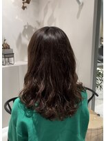 シアン 大須店(CYAN.)&nbsp;ミディアムレイヤー×ふわふわパーマ