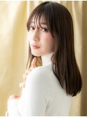 美髪艶感ストレート前下がりレイヤーロングY戸田公園30代40代