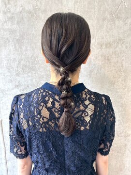 スタイル 横浜(STYLE) 結婚式お呼ばれ編みおろし/ヘアセット/ふわふわ/アレンジ