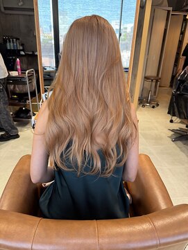 アンククロス 表参道(ANKH CROSS) ケアブリーチカラー/艶髪/ライトベージュ