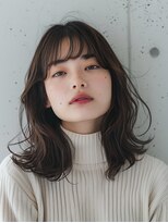 フィット ヒュー 千葉(fit hue)&nbsp;黒髪/オリーブグレー/ココアベージュ/小顔/クラゲヘアー【千葉】