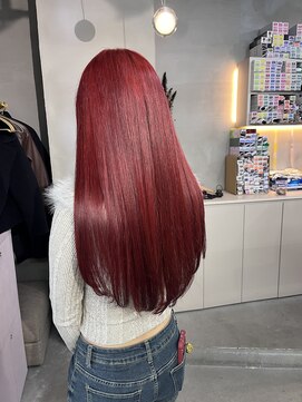 クリム(qulim) ボルドー/赤髪/チェリーレッド