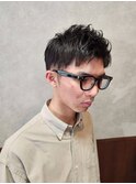 アップバングショート