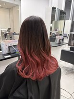 アライブ ハラジュク(ALIVE harajuku)&nbsp;ブリーチインナーバレイヤージュグラデーションカラー夕貴