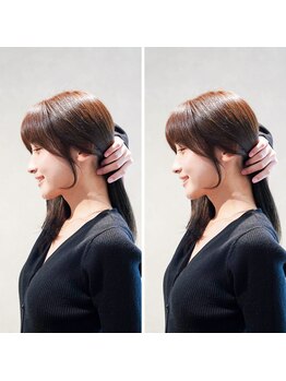 アオ 南浦和(ao.)の写真/顔周りの印象チェンジはお任せ♪前髪とバランス重視！結んだ時も美人映え◎ 【南浦和/髪質改善】