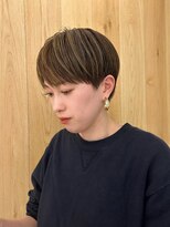 シーア(ciia)&nbsp;ハイライトマットベージュショート