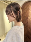 切りっぱなしボブ