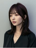リエル(LIERU) 重たく見せない★ナチュラルレイヤーミディ