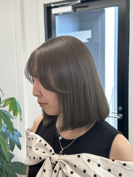 吉 ミントグレージュ◎ダメージレスダブルカラー◎艶髪