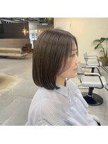 ザ ブリンク(THE BLINK) 【ボブ】透明感カラーの上品ストレートボブで小顔魅せ