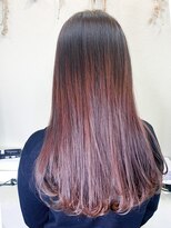 小顔くびれヘアデザインカラー韓国風ケアブリーチアースカラー