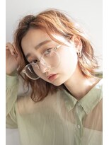 テラスコード(TERRACE CODE)&nbsp;ナチュラル小顔カットオリーブカラー前髪あり10代20代30代40代