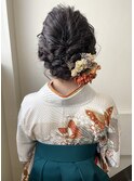 卒業式ヘアセット