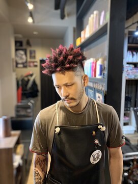 バーバー スタジオ ラフテル(Barber Studio RAFTEL) トゲトゲヘアー