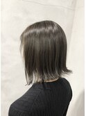 オリーブベージュ オリーブグレージュ ブリーチなし 谷町六丁目