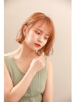 エラマ ヘアメゾン(elama hair maison)&nbsp;【elama】くしゃボブ×くしゃバング