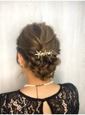 結婚式ヘアアレンジ