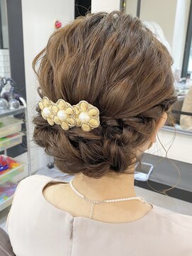 サロンドミルク 溝の口店(salon de MiLK) シニヨンヘアセット