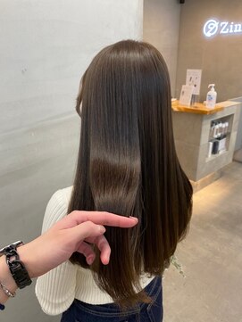 ジーナ 新宿(Zina) 髪質改善*大人かわいいコテ巻き*デジタルパーマ【Zina 新宿】