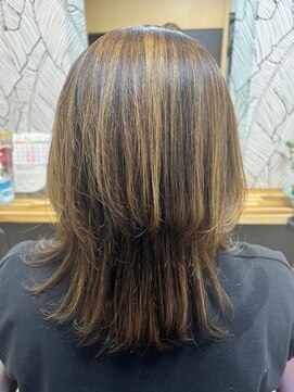 ヘアーカルチャー 小倉台店 HAIR CULTURE ミディアムストレート