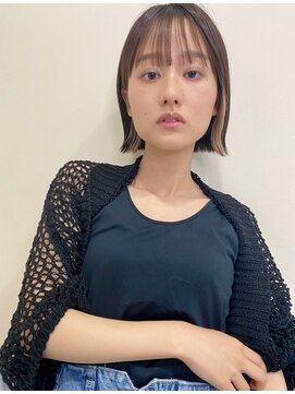 イーストハムネオ(EAST HAM NEO) つやミニボブ×イヤリングカラー