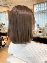 ネオリーブ チロル 横浜西口店(Neolive CiroL.)&nbsp;マロンベージュ　ふんわりボブ