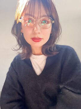 アンアミ キチジョウジ(Un ami Kichijoji) 【unami】レイヤーミディアム×ニュアンスパーマ 澤田杏奈