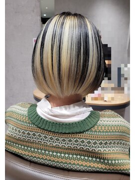 リップル(Ripple) 【海浜幕張 Ripple】シャープなツートンボブ☆★