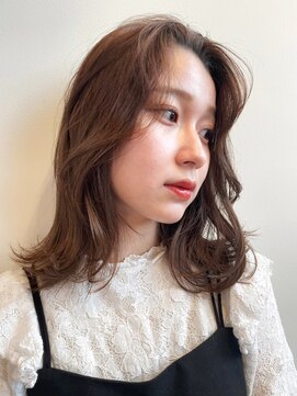 イコル(ikoru) ニュアンスパーマ/シェルグレージュ/30代/代官山/中目黒/恵比寿