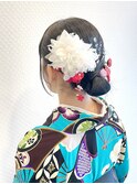 【MUA 札幌 馬場】卒業式×成人式 ヘアセット