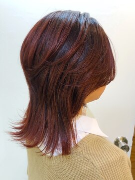 デイズ(DAYS) ウルフ/赤/紫/レッド/髪質改善/レイヤー/可愛い/かわいい/