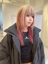 ゼスト パーク(ZEST PARK)&nbsp;いちごミルクカラー艶髪/ハイトーン/ボブカット/レイヤーカット